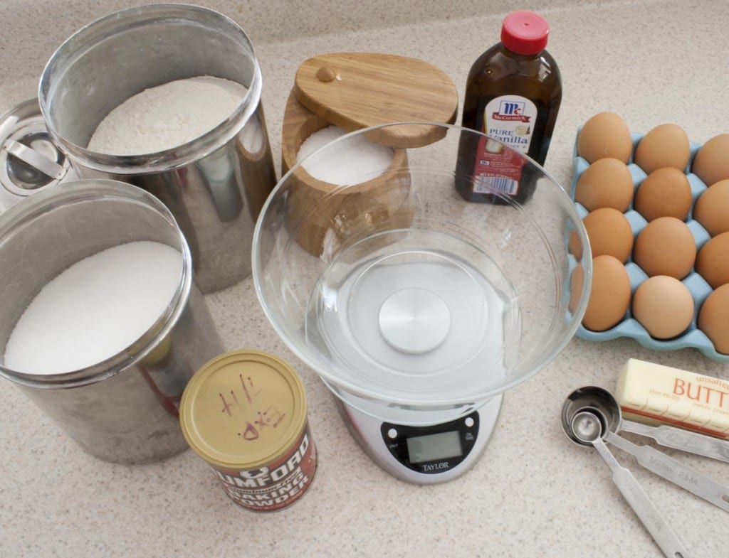 Ingredients for Vanilla Wafers