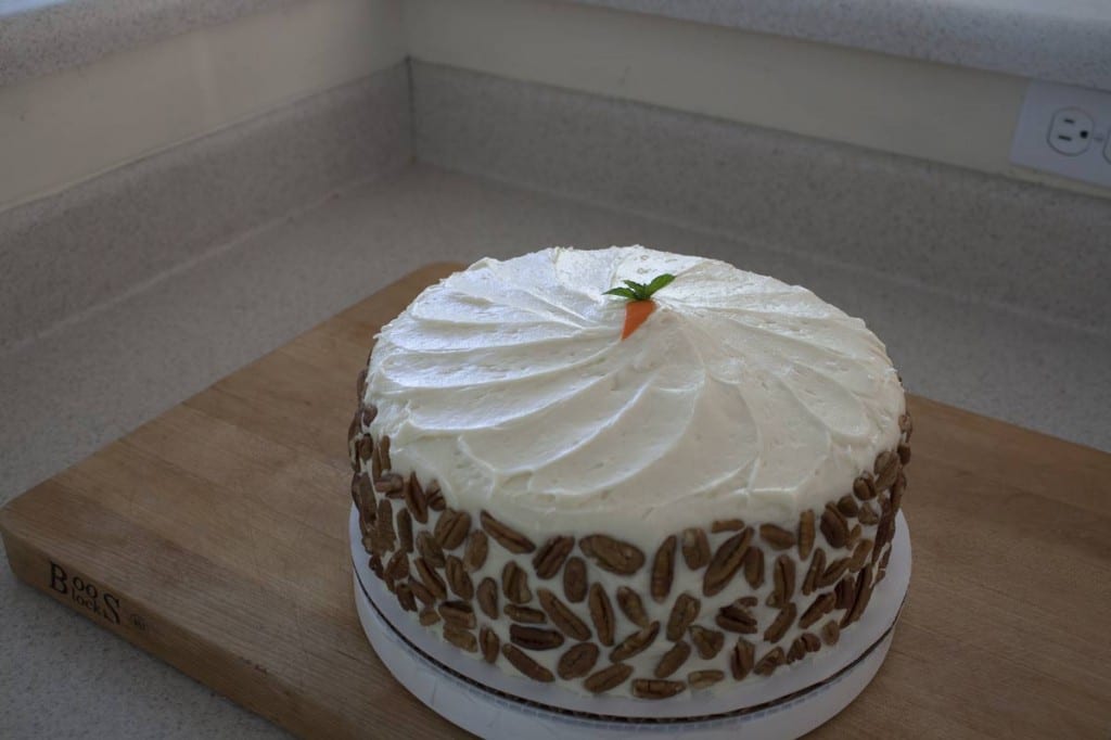 Decorated Carrot Cake