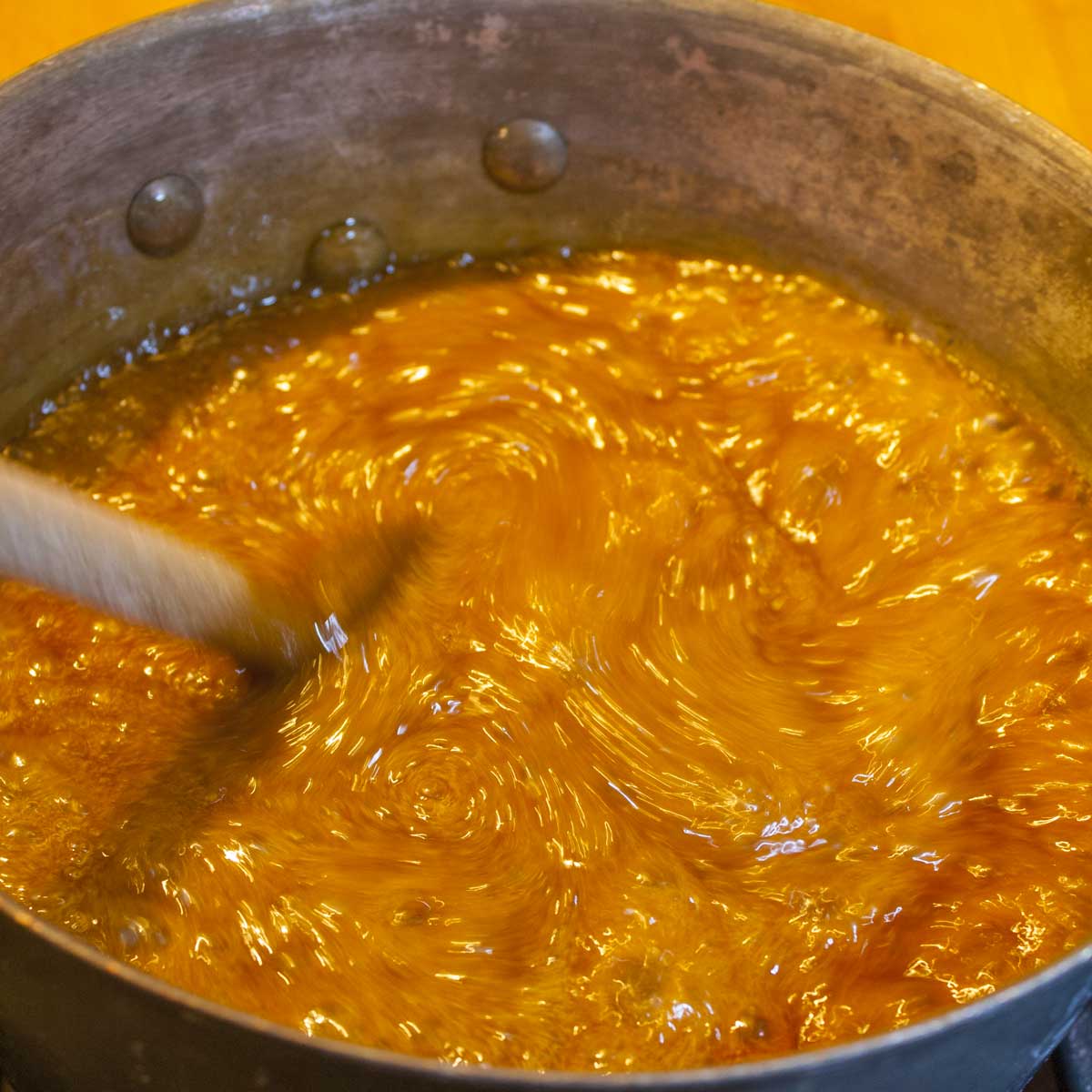Boil Sticky Toffee Sauce 1-2 minutes