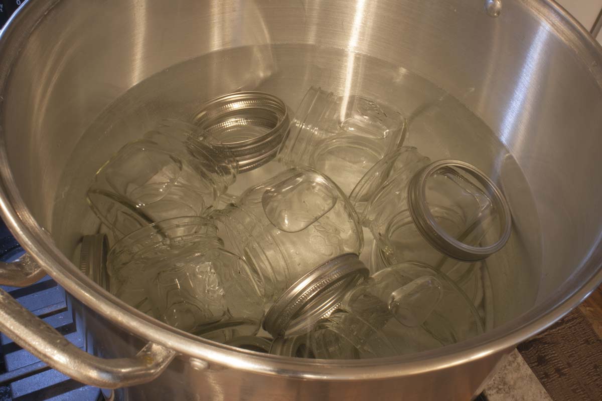 Sterilize your canning jars