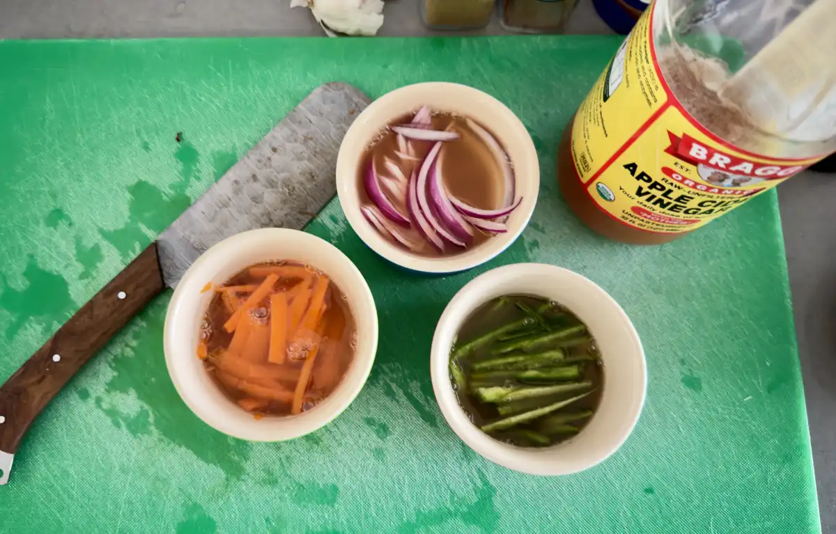 pickling vegetables