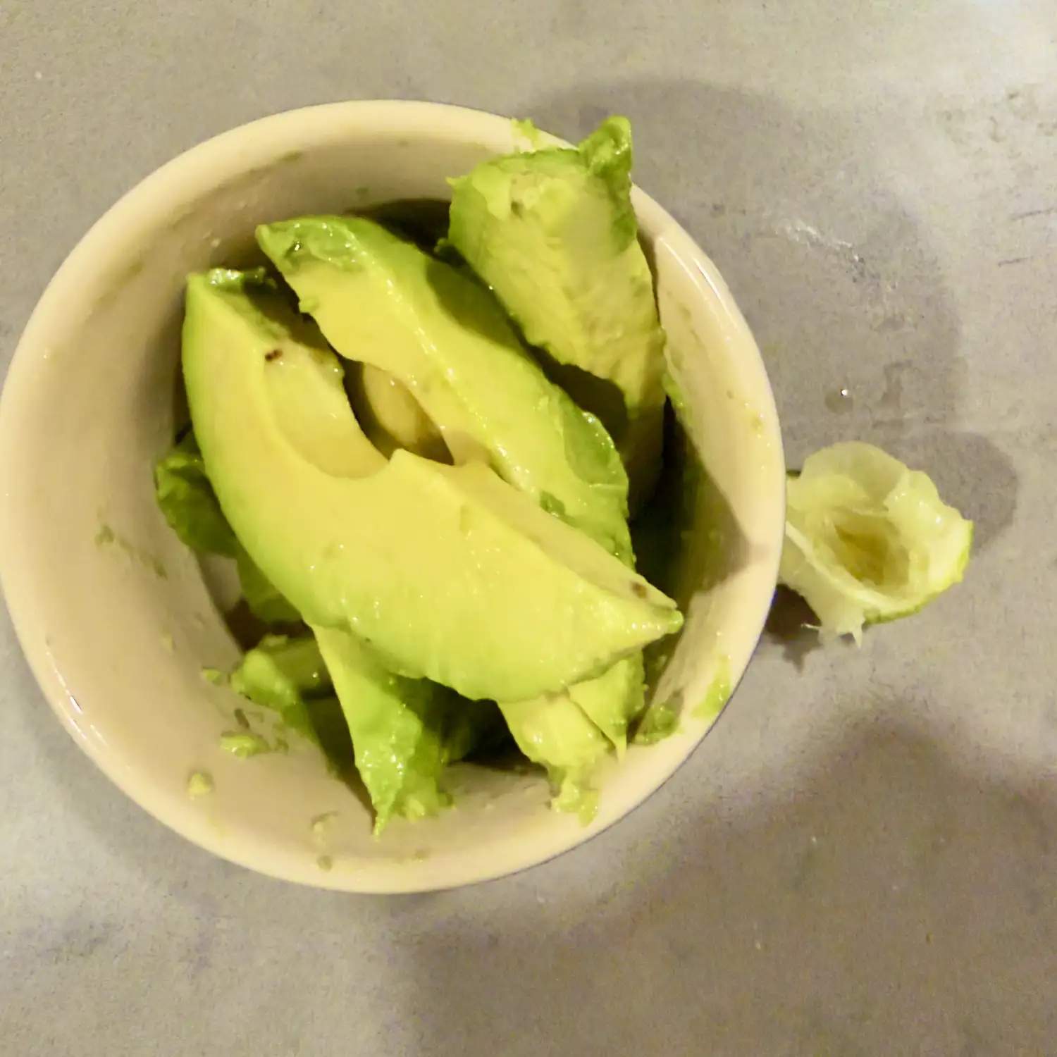 sliced avocado