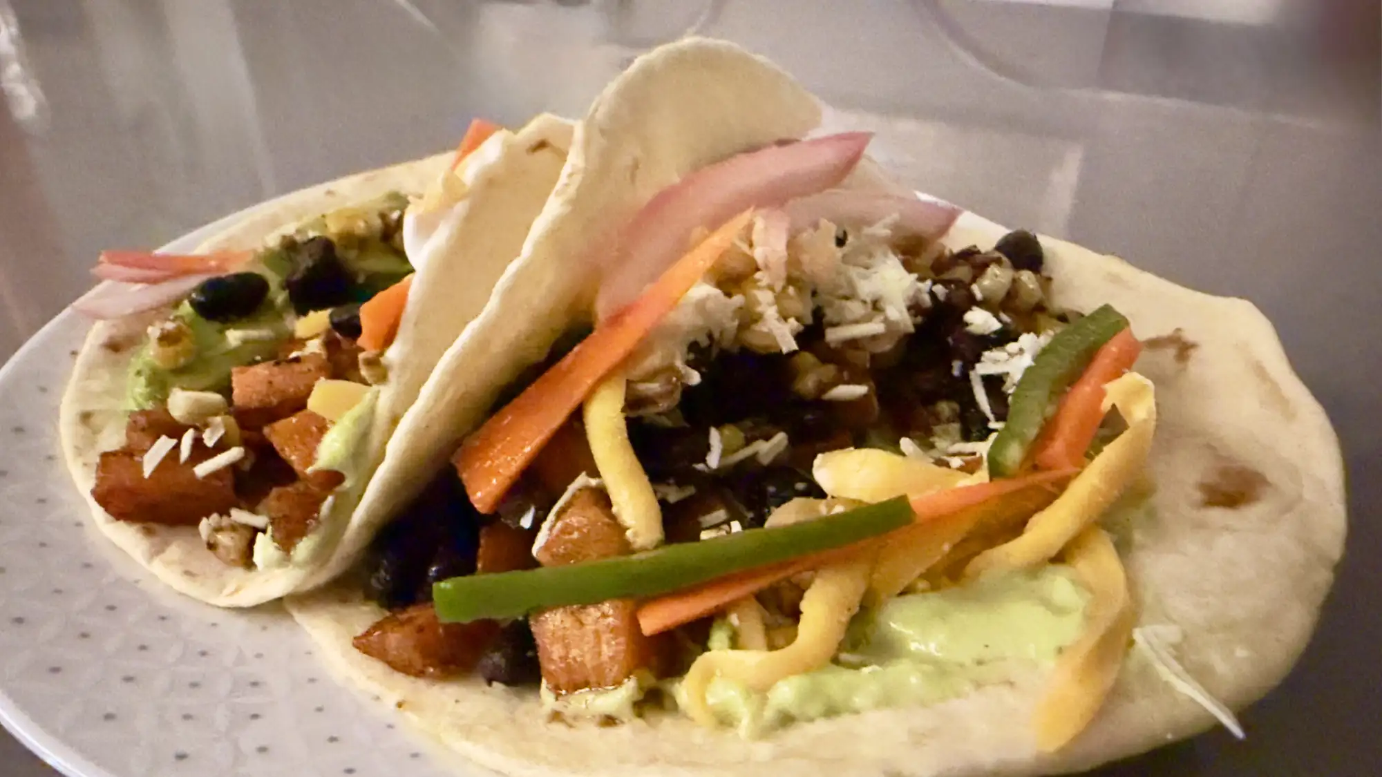 vegetarian tacos